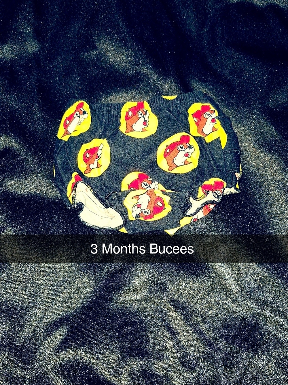 Bucee's Baby Diaper Cover Print - Navy & Yellow